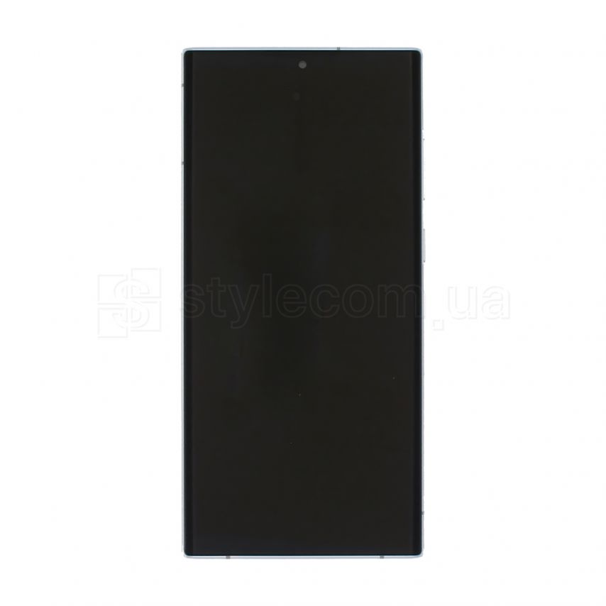 Дисплей (LCD) для Samsung Galaxy S22 Ultra/S908 (2022) с тачскрином и рамкой white Service Original (PN:GH82-27489C)