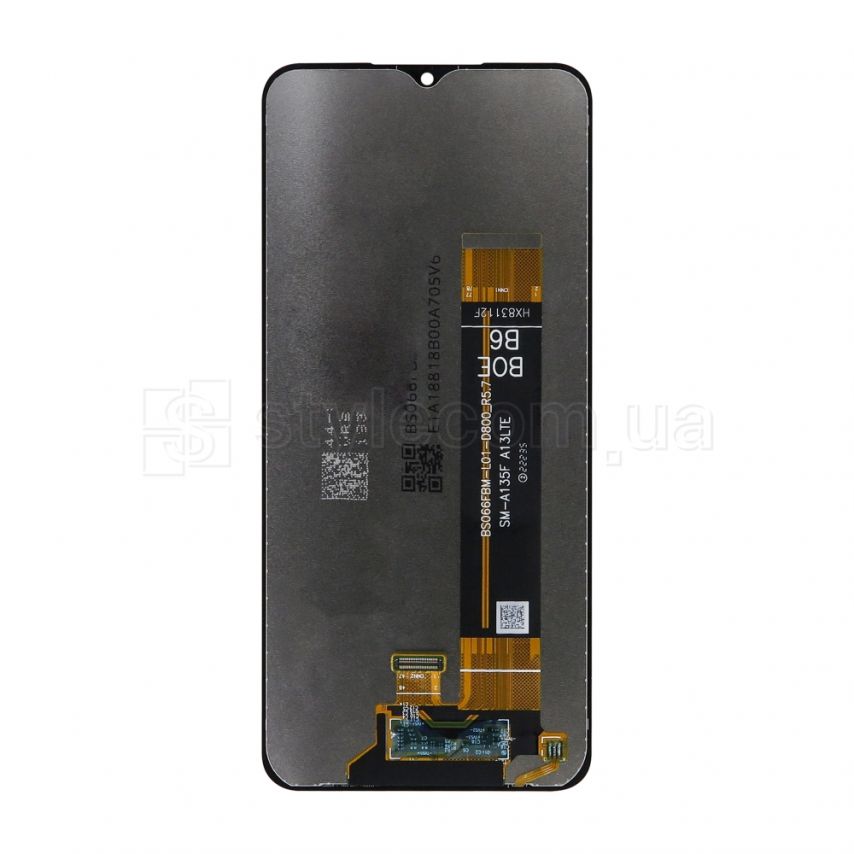 Дисплей (LCD) для Samsung Galaxy A13 4G/A135 (2022) ver.BS066FBM-L01-D800_R5.7 з тачскріном black Service Original (PN:GH82-28653A, GH82-28508A)