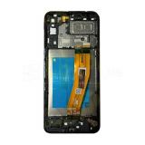 Дисплей (LCD) для Samsung Galaxy A04e/A042 (2022) с тачскрином и рамкой black (IPS) High Quality