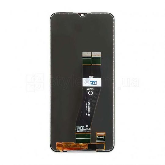 Дисплей (LCD) для Samsung Galaxy A03/A035 (2021) (160,5x72мм) с тачскрином black Service Original (PN:GH81-21626A)