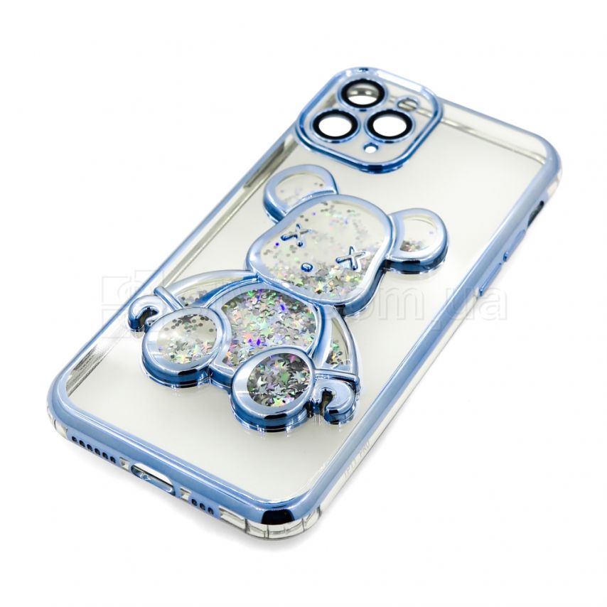 Чохол з ведмедиком для Apple iPhone 11 Pro blue