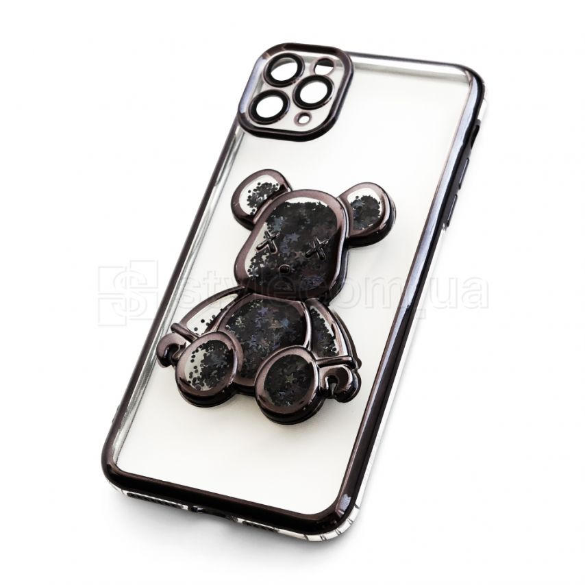 Чохол з ведмедиком для Apple iPhone 11 Pro Max black