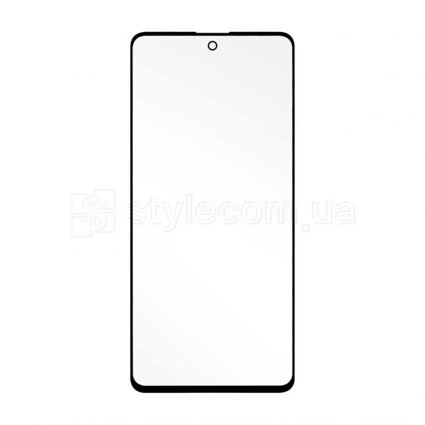 Скло дисплея для переклеювання Samsung Galaxy A51/A515 (2019) з OCA-плівкою black Original Quality