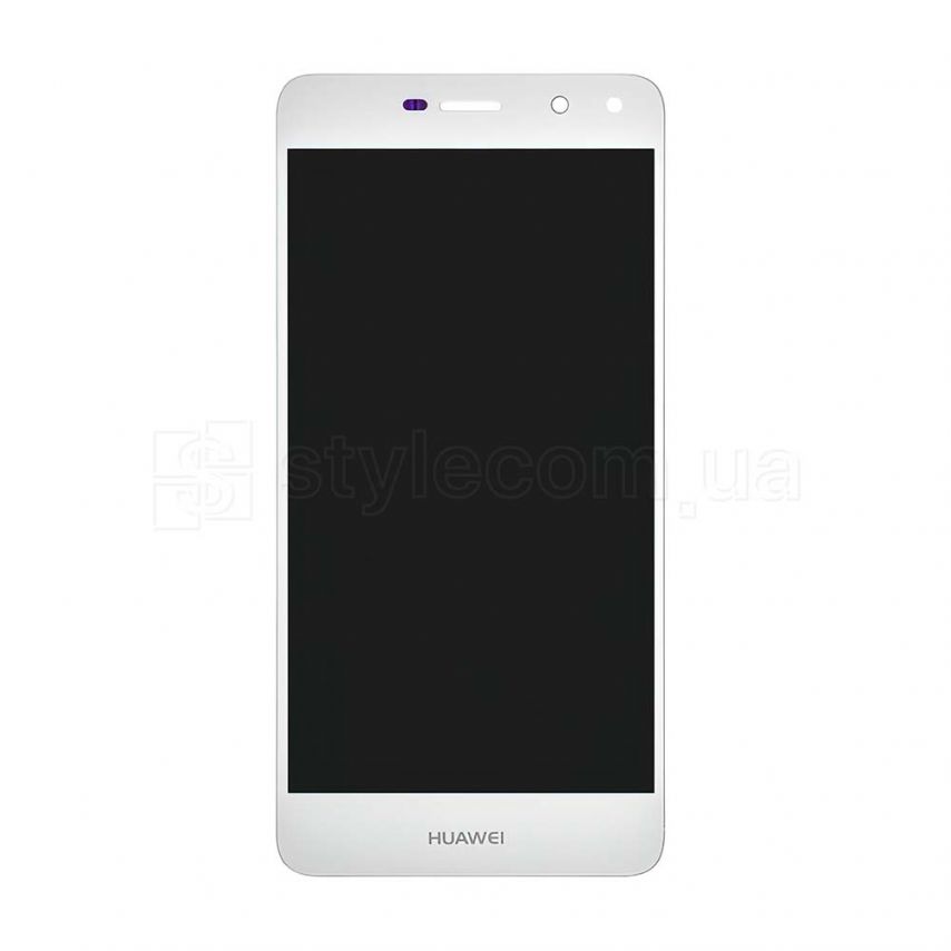 Дисплей (LCD) для Huawei Y5 (2017) MYA-L02, MYA-L22, MYA-U29, Y5 III (2017) с тачскрином white Original (переклееное стекло)