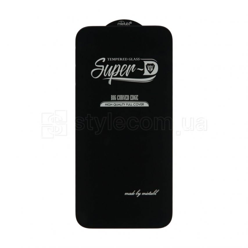 Защитное стекло SuperD для Apple iPhone 15 Pro black (тех.пак.)