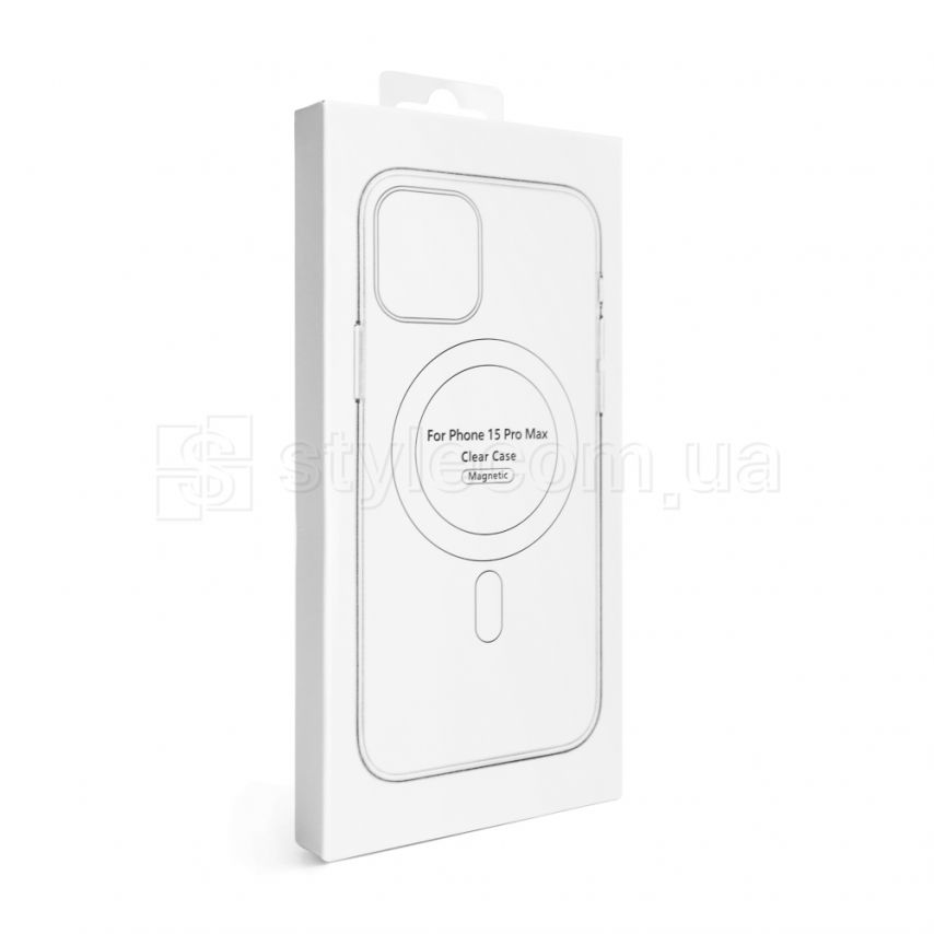 Чехол Original с функцией MagSafe для Apple iPhone 15 Pro Max прозрачный