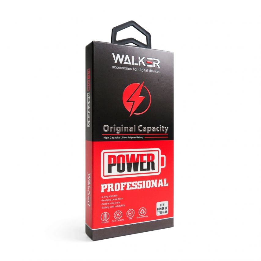Акумулятор WALKER Professional для Huawei HB386589ECW Honor 8X, Mate 20 Lite, P10 Plus (3750mAh)