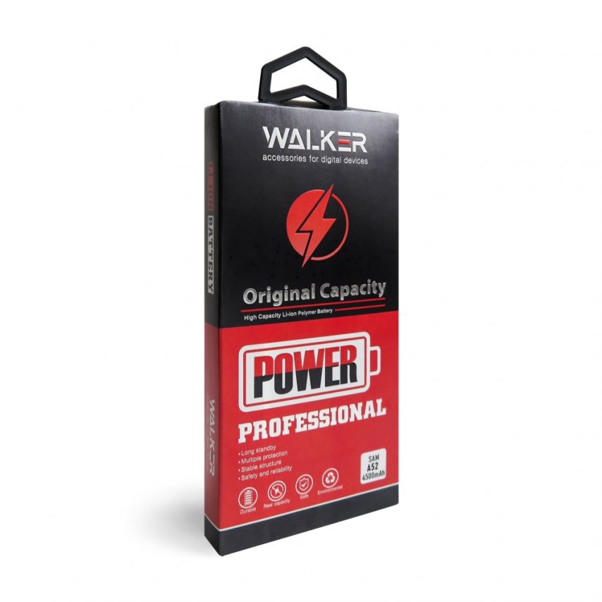 Аккумулятор WALKER Professional для Samsung Galaxy A52 4G/A525 (2021) EB-BG781ABY (4500mAh)