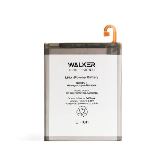 Акумулятор WALKER Professional для Samsung Galaxy A10/A105 (2019) EB-BA750ABU (3400mAh)
