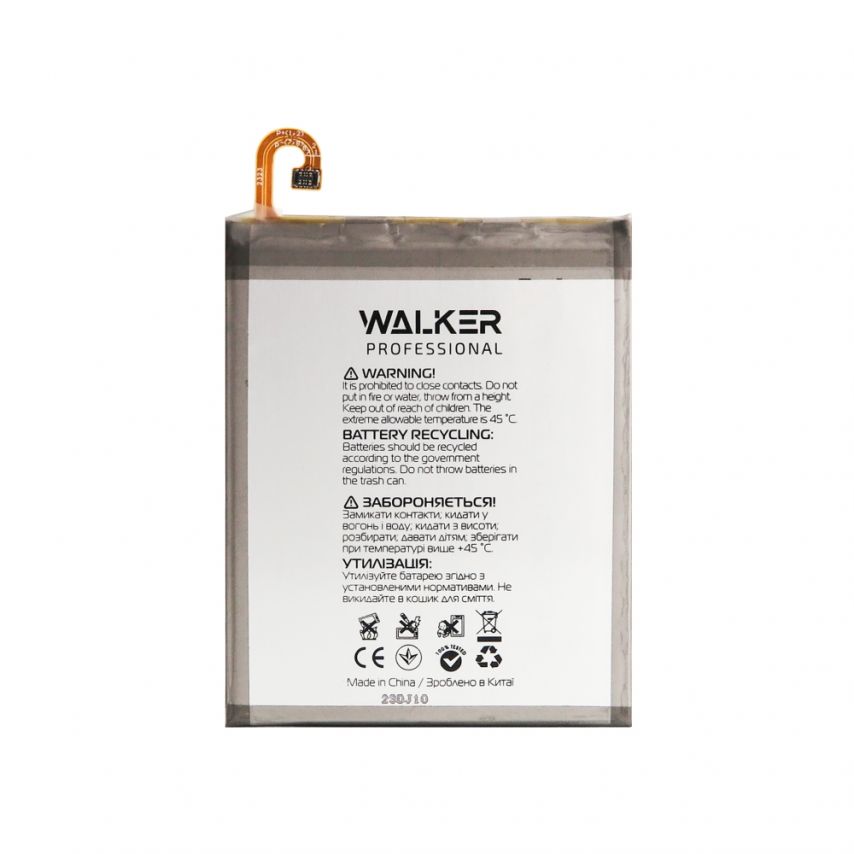 Аккумулятор WALKER Professional для Samsung Galaxy A10/A105 (2019) EB-BA750ABU (3400mAh)
