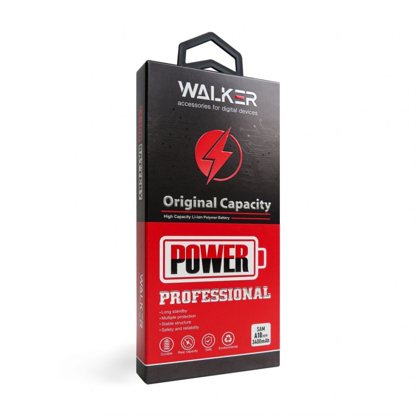 Аккумулятор WALKER Professional для Samsung Galaxy A10/A105 (2019) EB-BA750ABU (3400mAh)