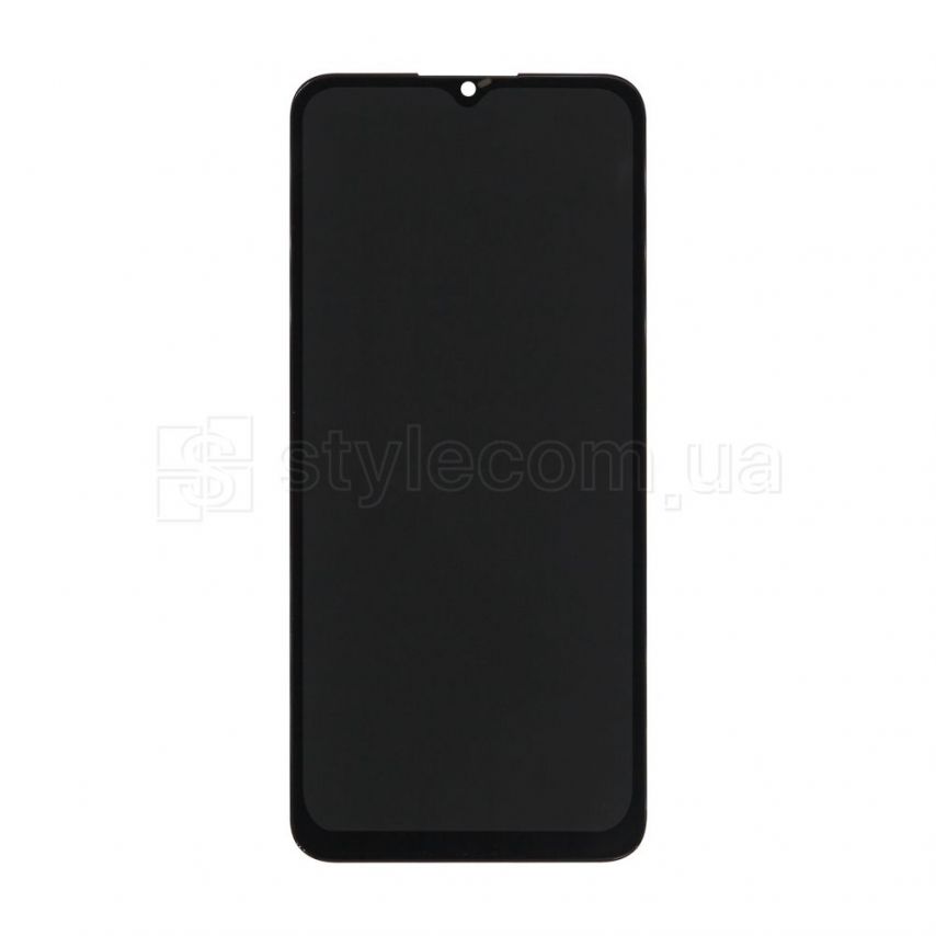 Дисплей (LCD) для Samsung Galaxy A03s/A037 (2021) 160.5x72 (жовтий шлейф) з тачскріном black (IPS) High Quality