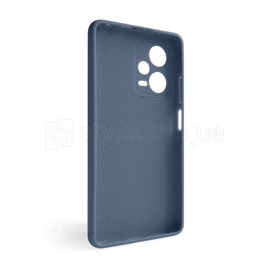 Чехол Full Silicone Case для Xiaomi Redmi Note 12 Pro Plus 5G dark blue (08) (без логотипа)