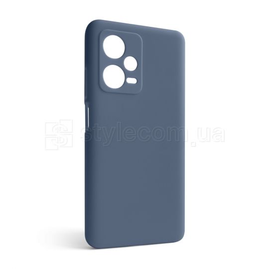 Чехол Full Silicone Case для Xiaomi Redmi Note 12 Pro Plus 5G dark blue (08) (без логотипа)