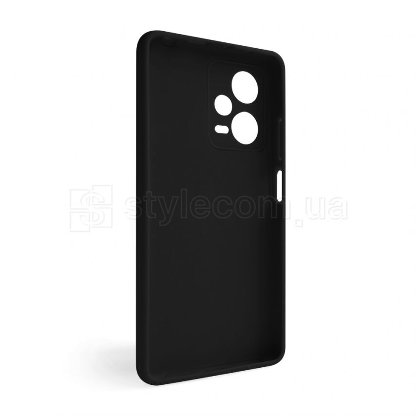 Чохол Full Silicone Case для Xiaomi Redmi Note 12 Pro Plus 5G black (18) (без логотипу)