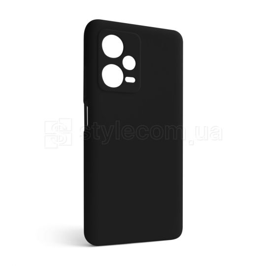 Чохол Full Silicone Case для Xiaomi Redmi Note 12 Pro Plus 5G black (18) (без логотипу)