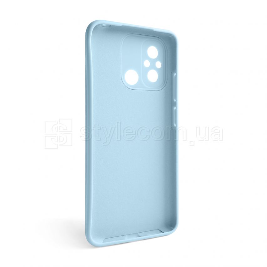 Чехол Full Silicone Case для Xiaomi Redmi 12C light blue (05) (без логотипа)