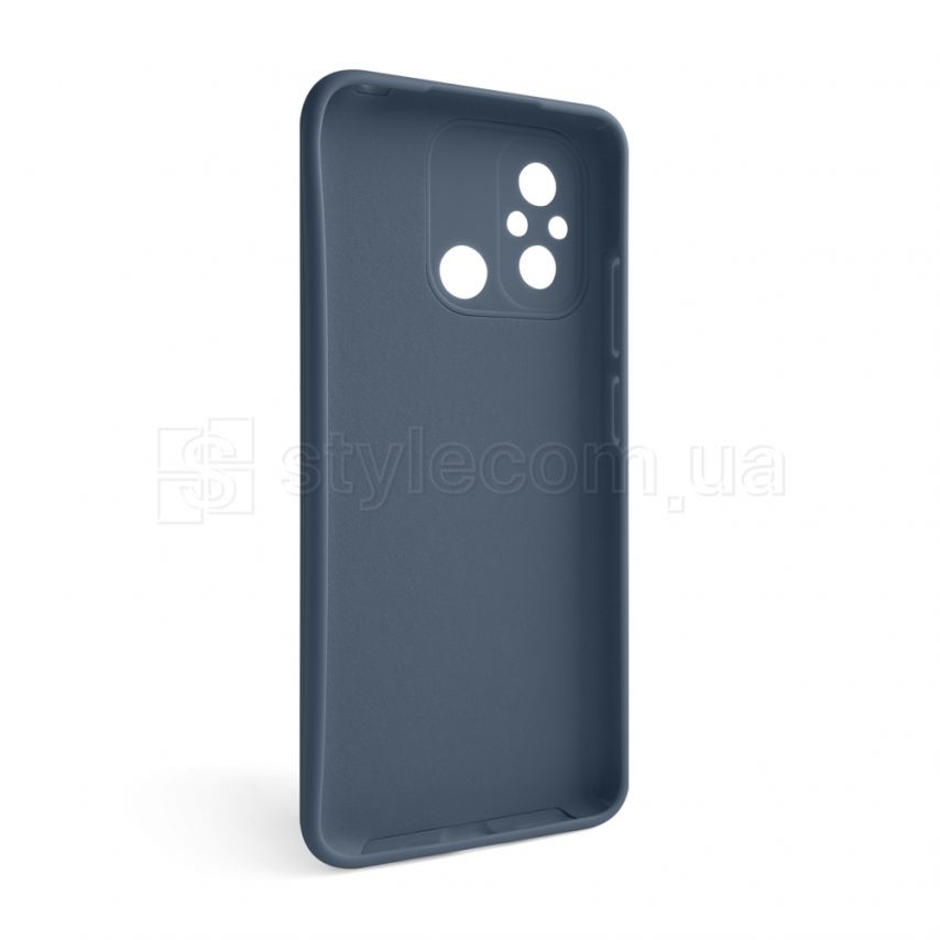 Чехол Full Silicone Case для Xiaomi Redmi 12C dark blue (08) (без логотипа)