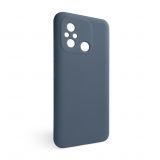 Чехол Full Silicone Case для Xiaomi Redmi 12C dark blue (08) (без логотипа)