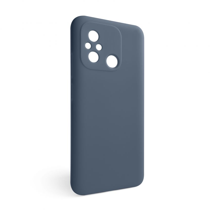 Чехол Full Silicone Case для Xiaomi Redmi 12C dark blue (08) (без логотипа)