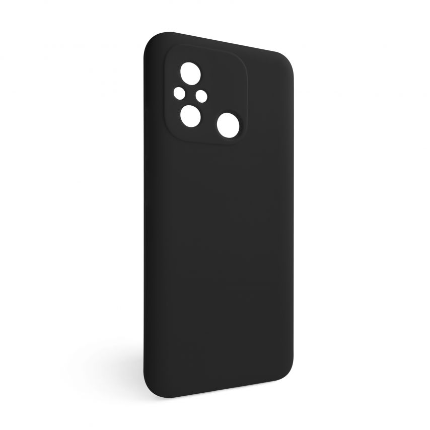 Чехол Full Silicone Case для Xiaomi Redmi 12C black (18) (без логотипа)