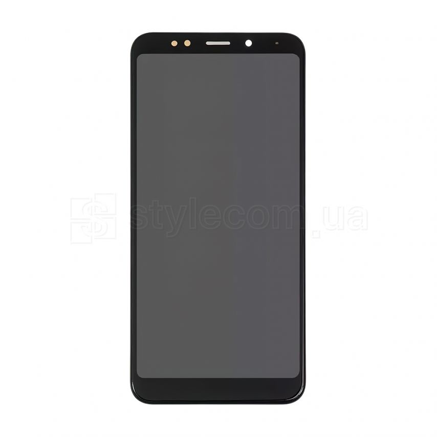 Дисплей (LCD) для Xiaomi Redmi 5 Plus с тачскрином и рамкой black High Quality