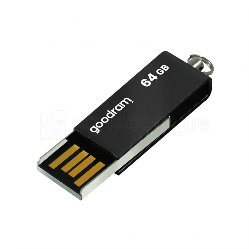 Флеш-память USB GOODRAM (Cube) UCU2 64GB black (UCU2-0640K0R11)