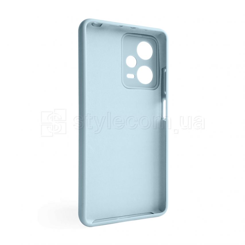 Чехол Full Silicone Case для Xiaomi Redmi Note 12 Pro 5G light blue (05) (без логотипа)