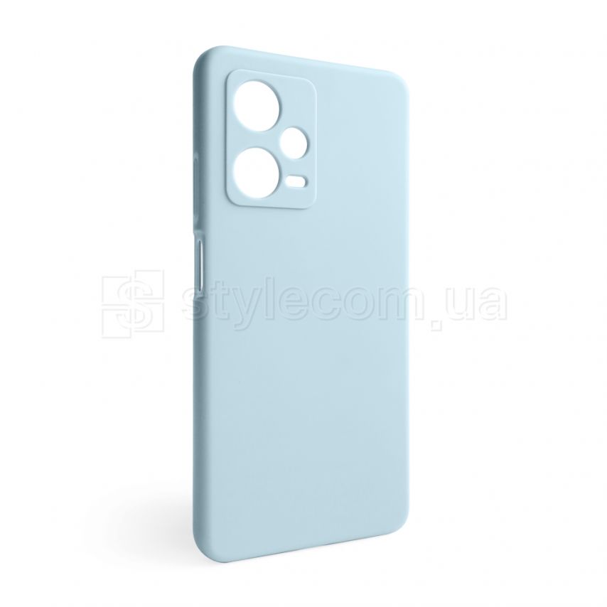 Чохол Full Silicone Case для Xiaomi Redmi Note 12 Pro 5G light blue (05) (без логотипу)