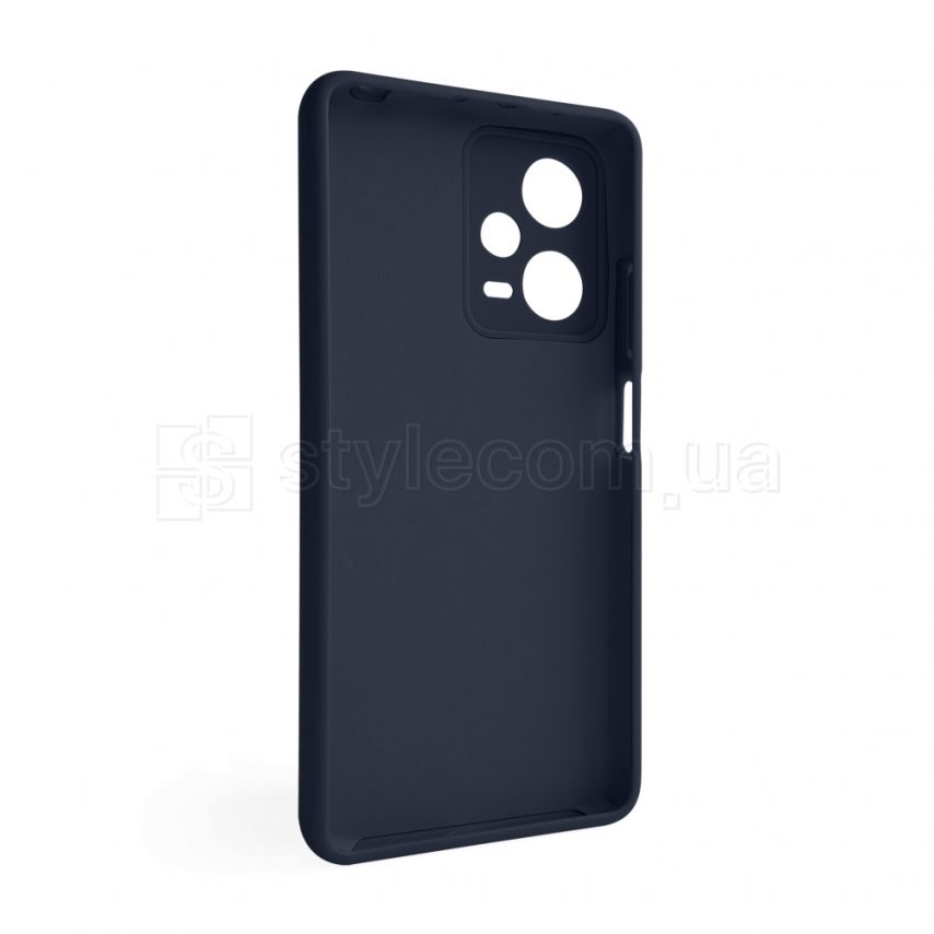 Чохол Full Silicone Case для Xiaomi Redmi Note 12 Pro 5G dark blue (08) (без логотипу)