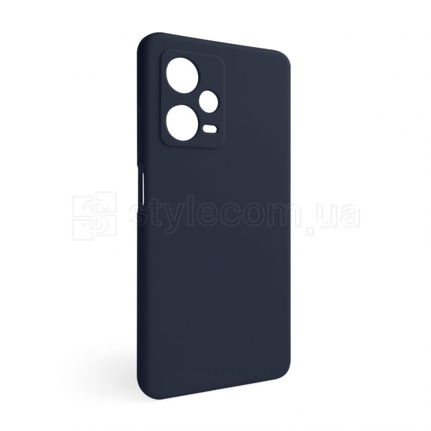 Чехол Full Silicone Case для Xiaomi Redmi Note 12 Pro 5G dark blue (08) (без логотипа)