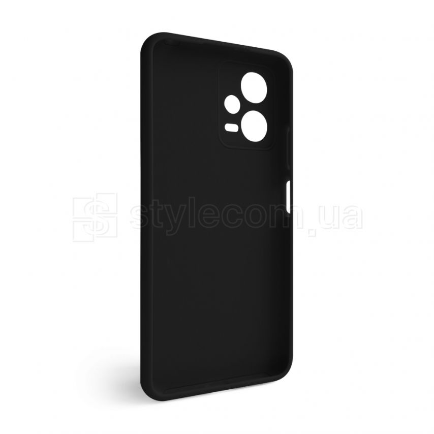 Чохол Full Silicone Case для Xiaomi Redmi Note 12 Pro 5G black (18) (без логотипу)