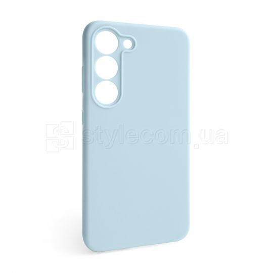 Чехол Full Silicone Case для Samsung Galaxy S23/S911 (2023) light blue (05) (без логотипа)