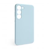 Чехол Full Silicone Case для Samsung Galaxy S23/S911 (2023) light blue (05) (без логотипа)
