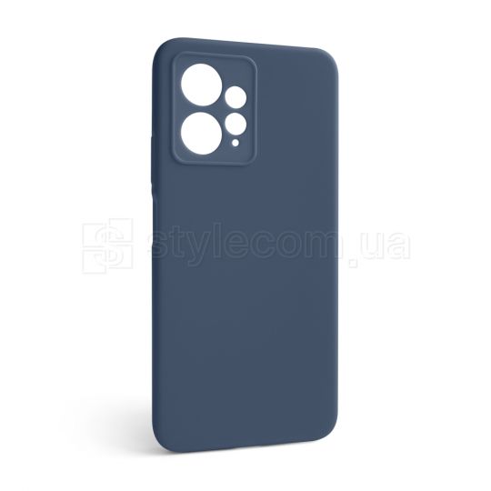 Чохол Full Silicone Case для Xiaomi Redmi Note 12 4G dark blue (08) (без логотипу)