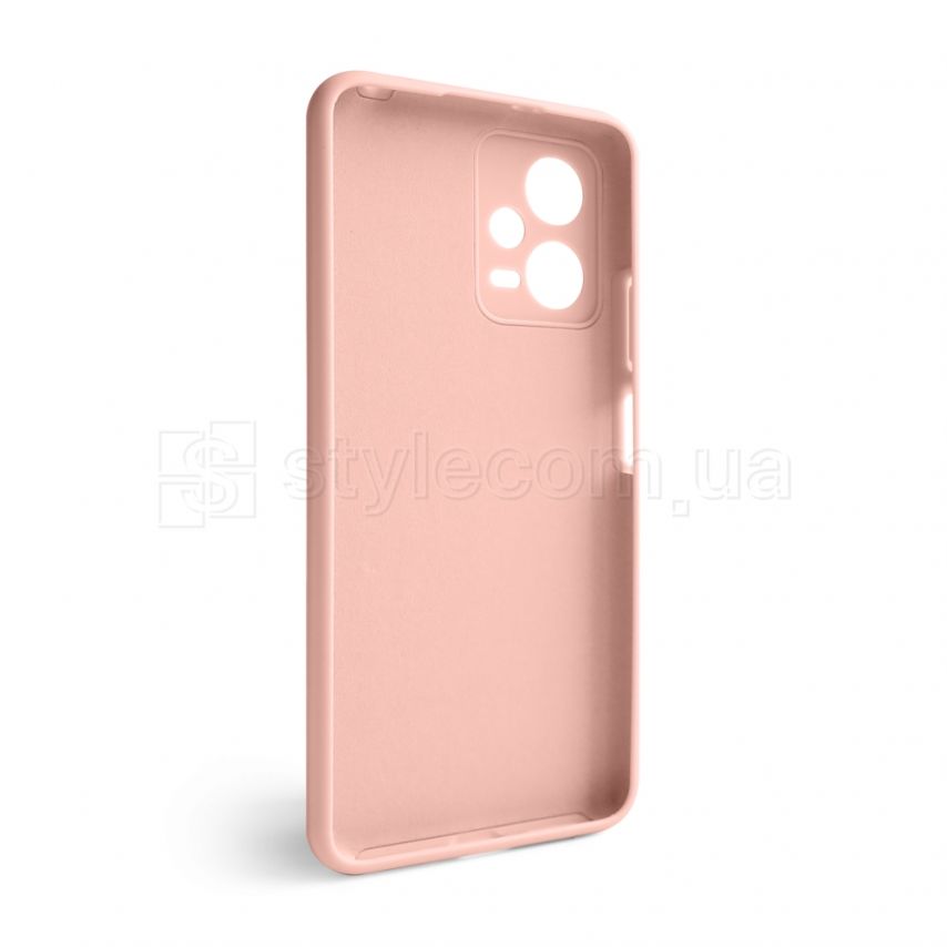 Чохол Full Silicone Case для Xiaomi Redmi Note 12 5G light pink (12) (без логотипу)