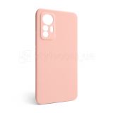 Чохол Full Silicone Case для Xiaomi Redmi 12 Lite light pink (12) (без логотипу)