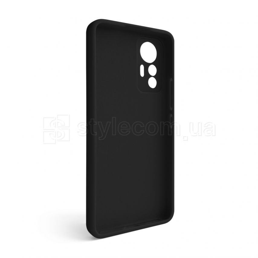 Чехол Full Silicone Case для Xiaomi Redmi 12 Lite black (18) (без логотипа)