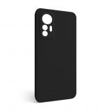 Чехол Full Silicone Case для Xiaomi Redmi 12 Lite black (18) (без логотипа)