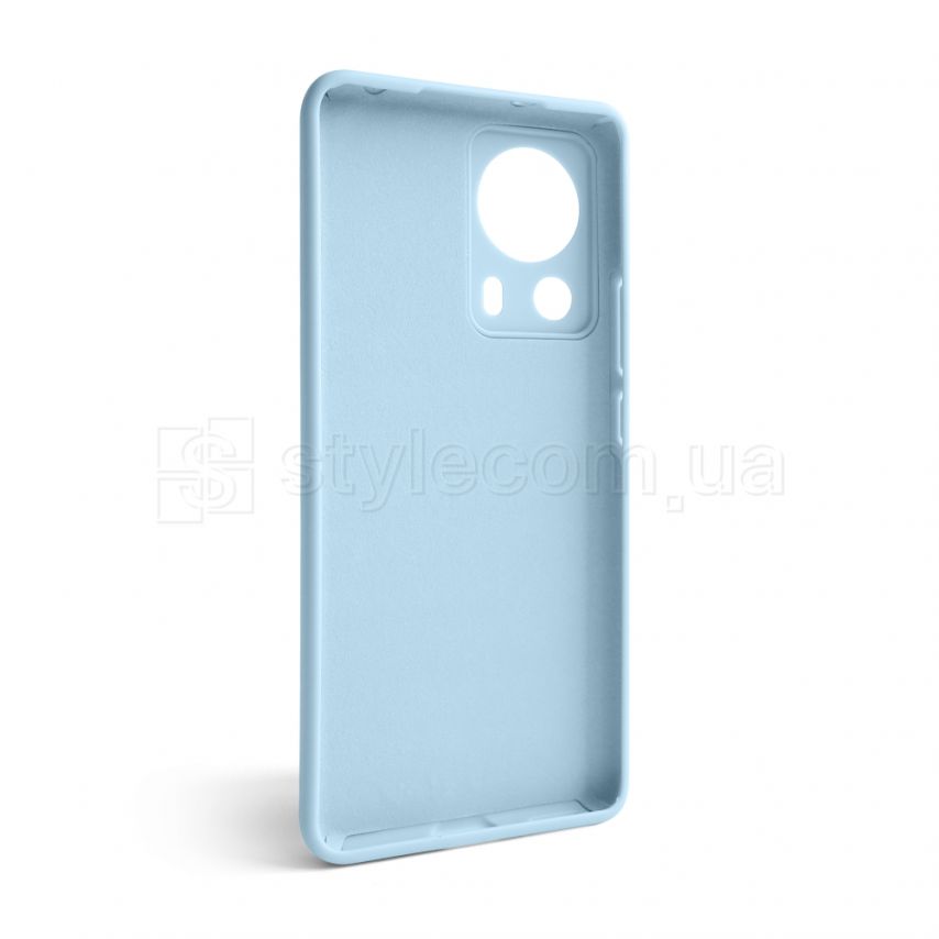 Чехол Full Silicone Case для Xiaomi Redmi 13 Lite light blue (05) (без логотипа)
