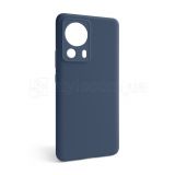 Чехол Full Silicone Case для Xiaomi Redmi 13 Lite dark blue (08) (без логотипа)