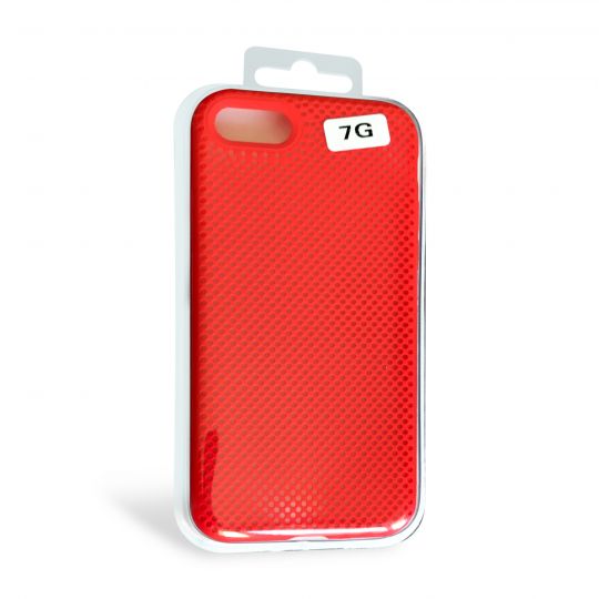 Чехол Original перфорация для Apple iPhone 7, 8, SE 2020 red - купить за 88.60 грн в Киеве, Украине