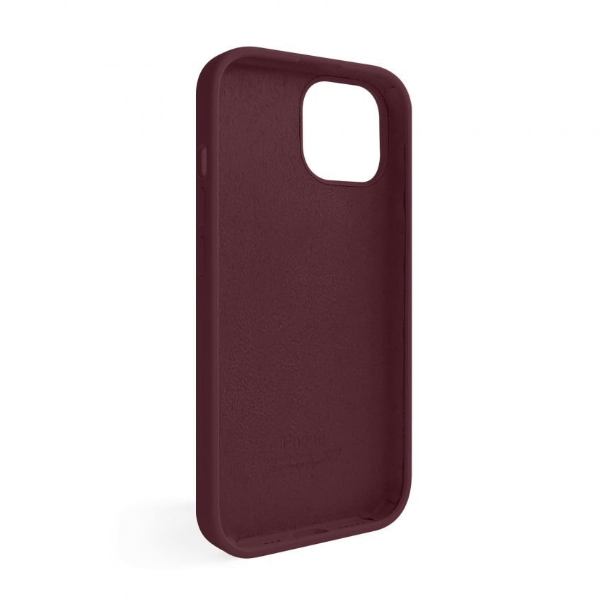 Чохол Full Silicone Case для Apple iPhone 15 maroon (42)