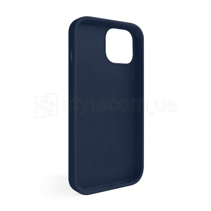 Чехол Full Silicone Case для Apple iPhone 15 dark blue (08)