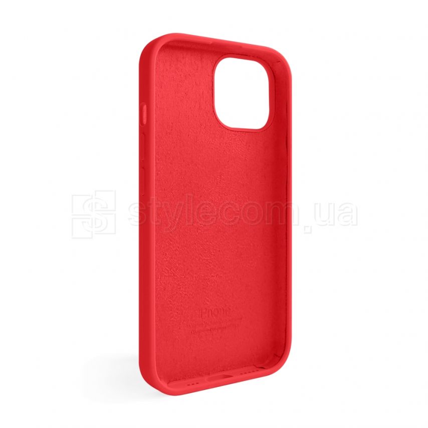 Чехол Full Silicone Case для Apple iPhone 15 red (14)