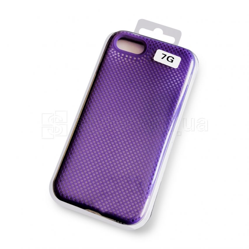 Чехол Original перфорация для Apple iPhone 7, 8, SE 2020 violet