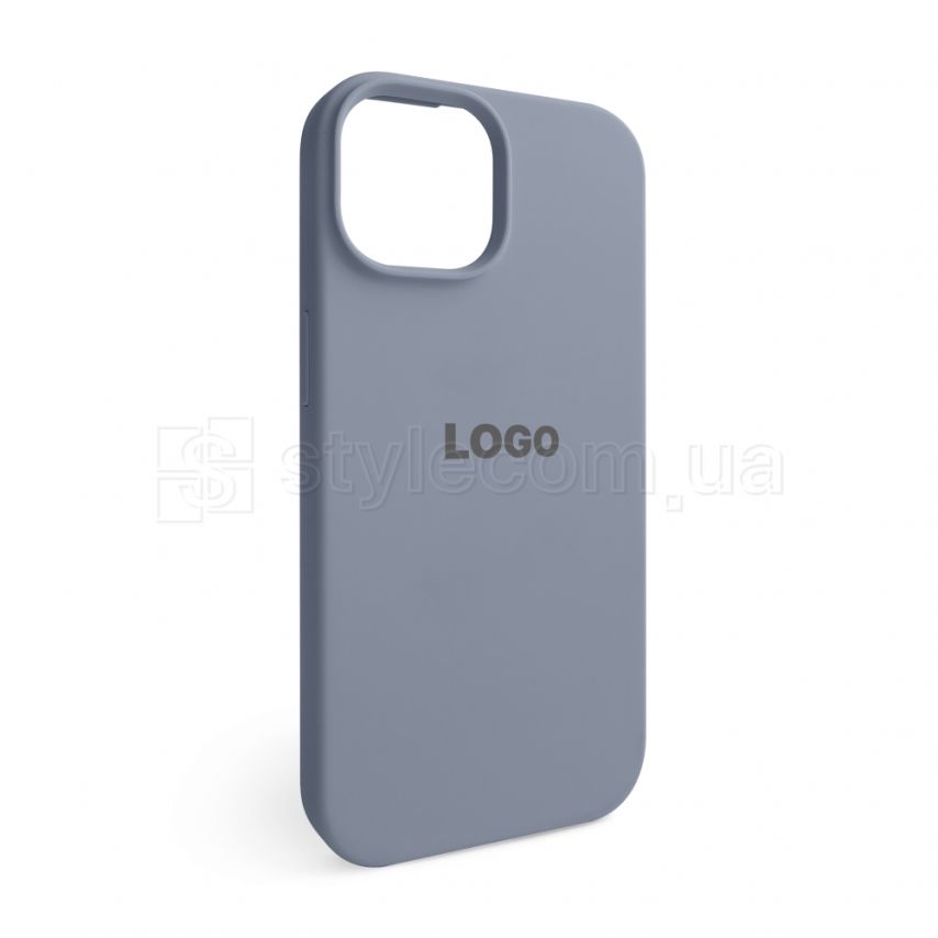 Чехол Full Silicone Case для Apple iPhone 15 lavender grey (28)