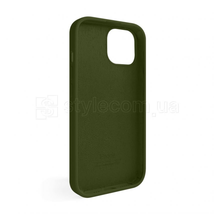 Чехол Full Silicone Case для Apple iPhone 15 army green (45)