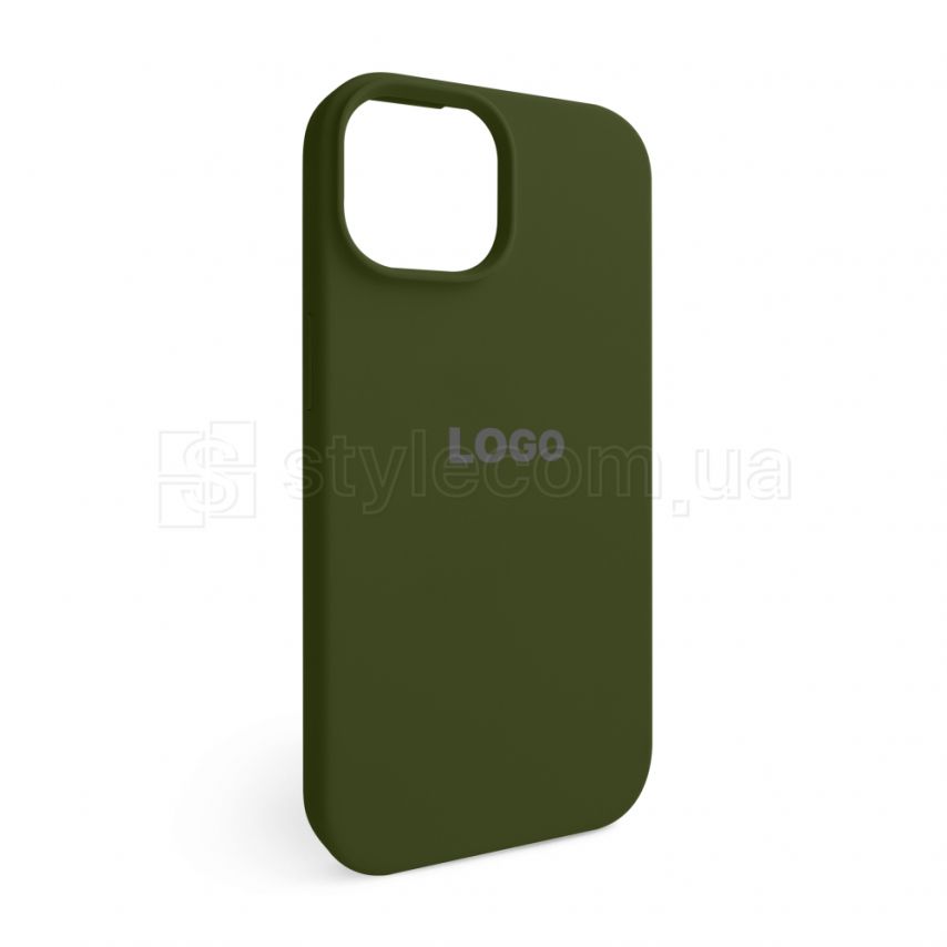 Чехол Full Silicone Case для Apple iPhone 15 army green (45)