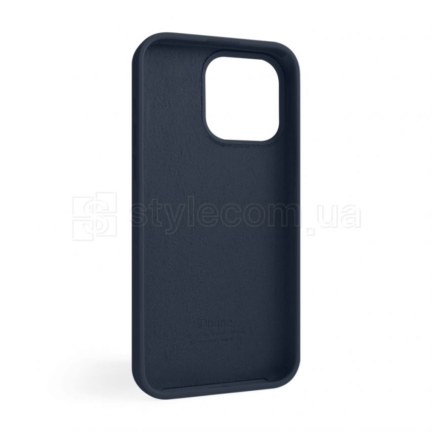 Чехол Full Silicone Case для Apple iPhone 15 Pro Max dark blue (08)